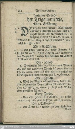 [3.] Anfangs-Gründe der Trigonometrie
