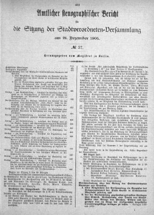 No. 37, 21. Dezember 1905