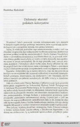 4: Dylematy starości polskich kolorystów