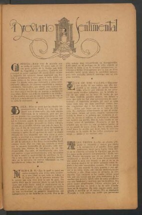 Breviario sentimental