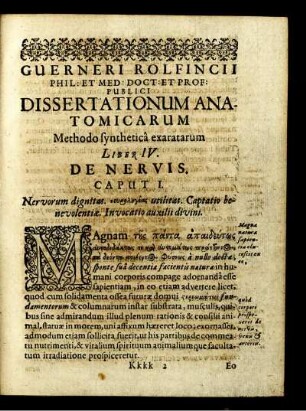 Caput I. - Caput XLVII.