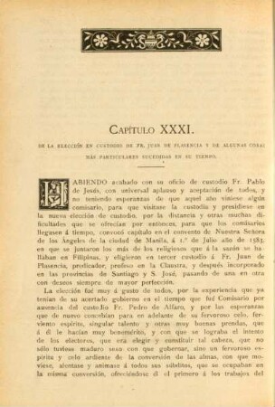 Capítulo XXXI