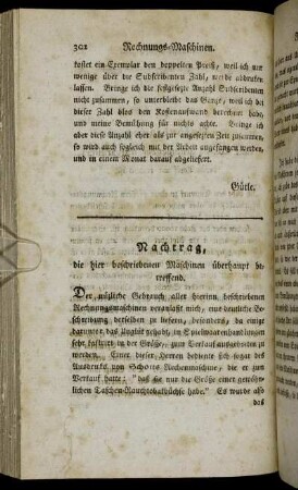 Nachtrag, die hier beschriebenen Maschinen überhaupt betreffend.