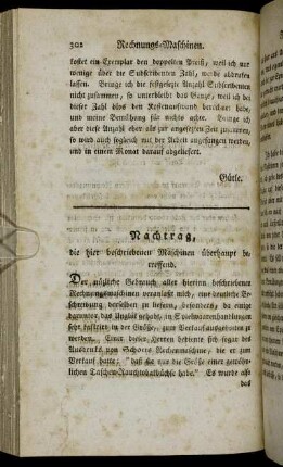 Nachtrag, die hier beschriebenen Maschinen überhaupt betreffend.