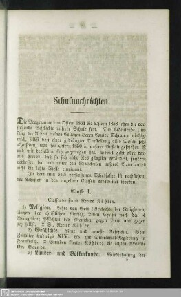 Nachrichten über die Annen-Realschule