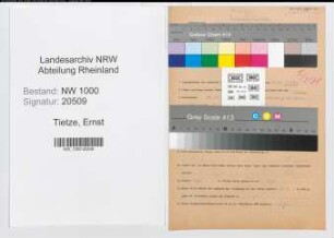 Entnazifizierung Ernst Tietze, geb. 12.11.1908 (Steiger)