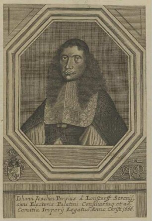 Bildnis des Iohann Ioachim Persius a Lonstorff