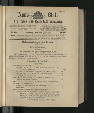 No. 48, 29. Februar 1920