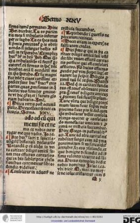 Dominica tertia post octavam pasce de excellenti virtute caritatis, sermo XXV.