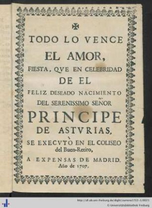 Todo Lo Vence El Amor.