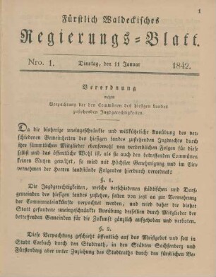 11. Januar-27.December = Nro. 1-30