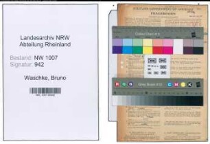 Entnazifizierung Bruno Waschke , geb. 29.08.1900 (Elektromeister)