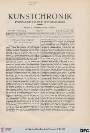 Archäologische Nachlese, [1]