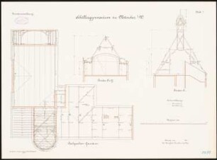 Schillergymnasium, Münster: Grundriss Dachgeschoss 1:100