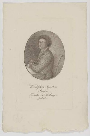 Bildnis des Wenceßlaus Ignatius Prasch