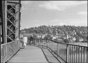 Elbe, Loschwitzer Elbbrücke : Dresden, Blaues Wunder