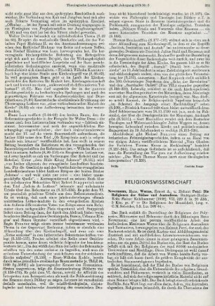 332-334 [Rezension] Die Religionen der Südsee und Australiens