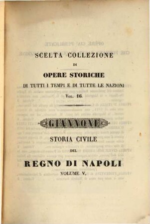Storia civile del, Regno di Napoli, 5