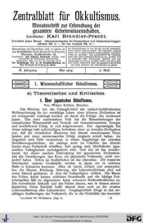 11. Heft (Mai 1909)