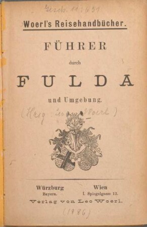 Führer durch Fulda und Umgebung