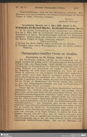 Photographen-Gehilfen-Verein zu Dresden