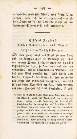 Elftes Kapitel. Einige Folgerungen und Regeln