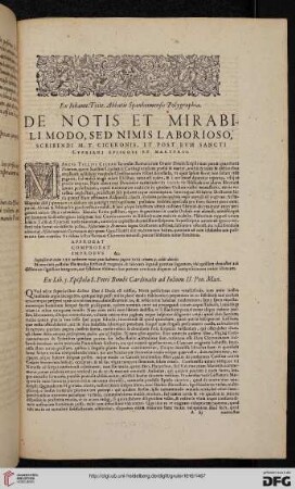 De notis et mirabili modo ...