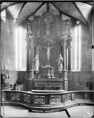 Weinheim Sankt Laurentius Kirche Hochaltar (um 1730)