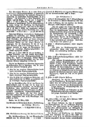 Gebührenordnung für Universitäten : [Amtlicher Teil]