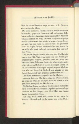Sturm und Stille