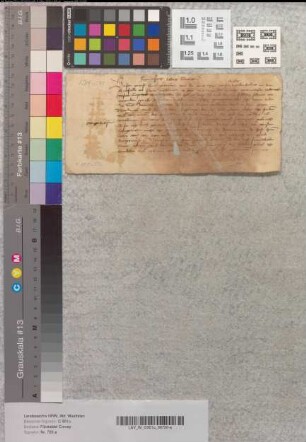 Brief des Abts Franz von Corvey an Hans von Stockhausen.