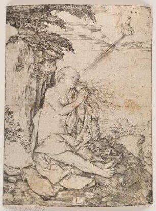 Heilige Maria Magdalena in der Wüste