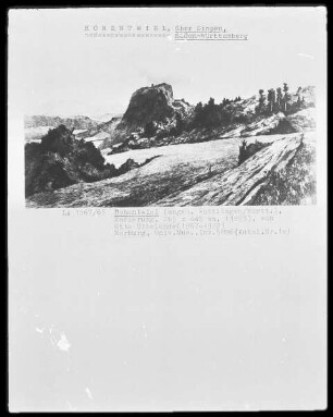 Ansicht der Burgruine Hohentwiel
