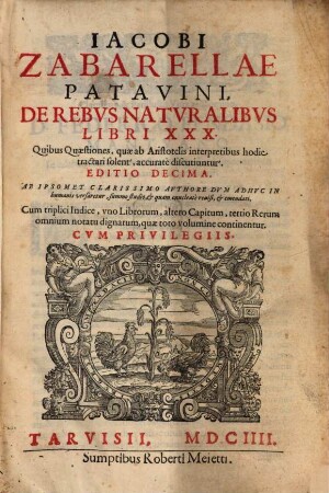 De rebus naturalibus libri XXX