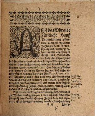 Apologia oder abgenöthigte gründl. Widerlegung eines ... Berichtes ... über den ... 1634 ... begebenen Successions-Fall des Hertzogthums Braunschweig