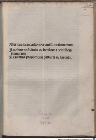 De intensione et remissione formarum