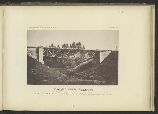 Eisenbahnbrücke bei Waltenhofen.