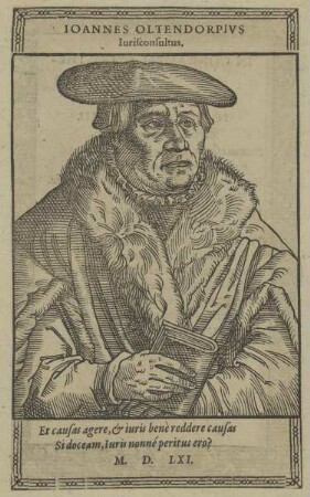 Bildnis des Iohannes Oltendorpivs