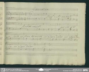 Cavatina: "Begl' occhi amorosi"