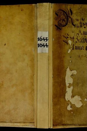 Ratsprotokolle, 1643 Aug. 1. - 1644 Juli 13.