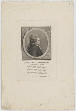 Bildnis des Jacques Duval d'Epremesnil