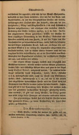 Abhandlung über Pressen und Pumpen : aus dem XI. Bande von Prechtl's technologischer Encyklopädie besonders abgedruckt