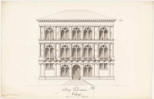 Palazzo Vendramin Calergi, Venedig (Pietro Lombardo?): Fassadenansicht