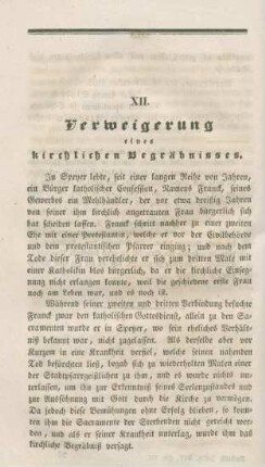 314-339 Verweigerung eines kirchlichen Begräbnisses