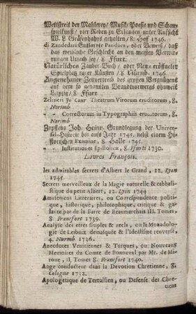 Livres François