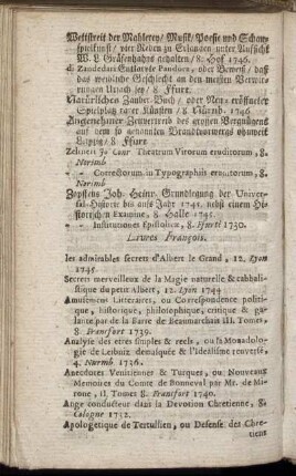 Livres François
