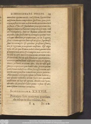 Schediasma XXXVII.