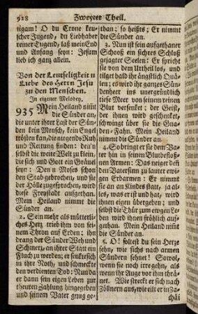 928-938, Von der Leutseligkeit und Liebe ...; ... (935 - 945)