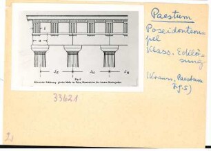Paestum: Poseidontempel, klassische Ecklösung