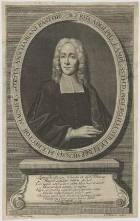 Bildnis des Frid. Adolphus Lampe